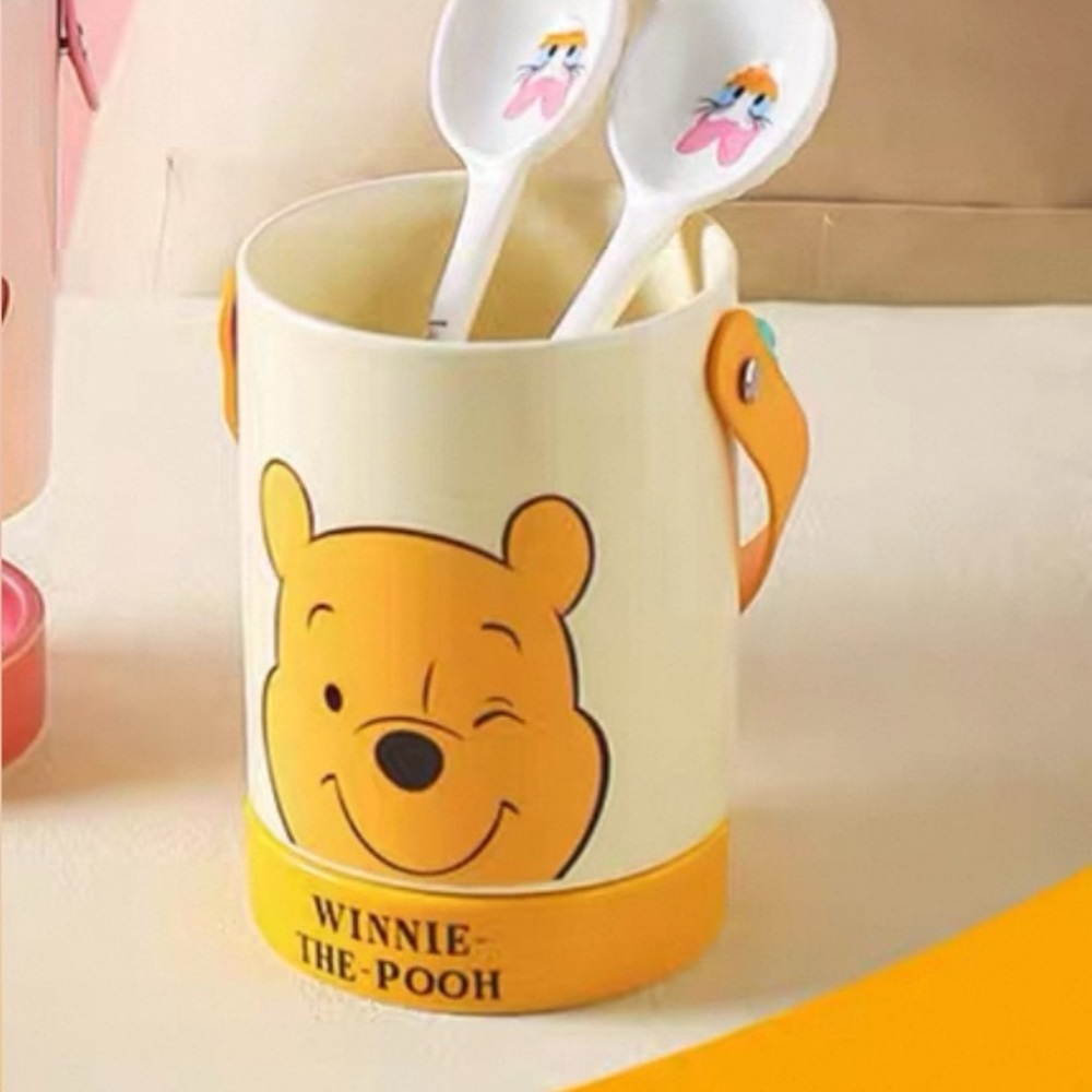 NWOT Cultery Holder with Handle Winnie the Pooh